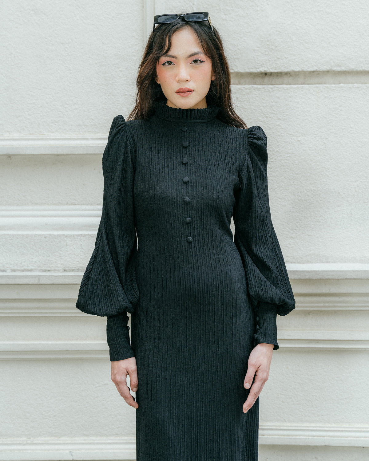 XANDRA DRESS IN BLACK