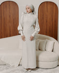 XANDRA DRESS IN OFFWHITE